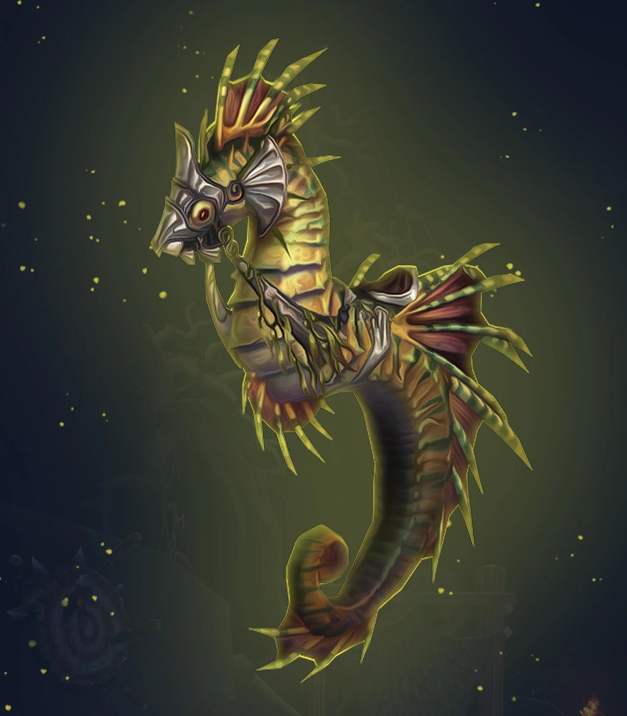 Saltwater Seahorse Mount